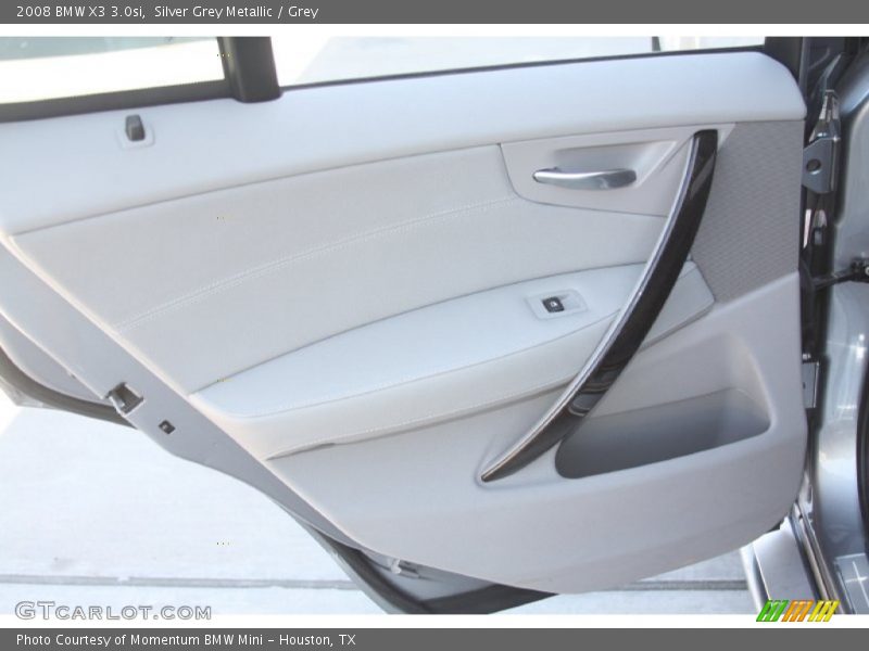 Silver Grey Metallic / Grey 2008 BMW X3 3.0si