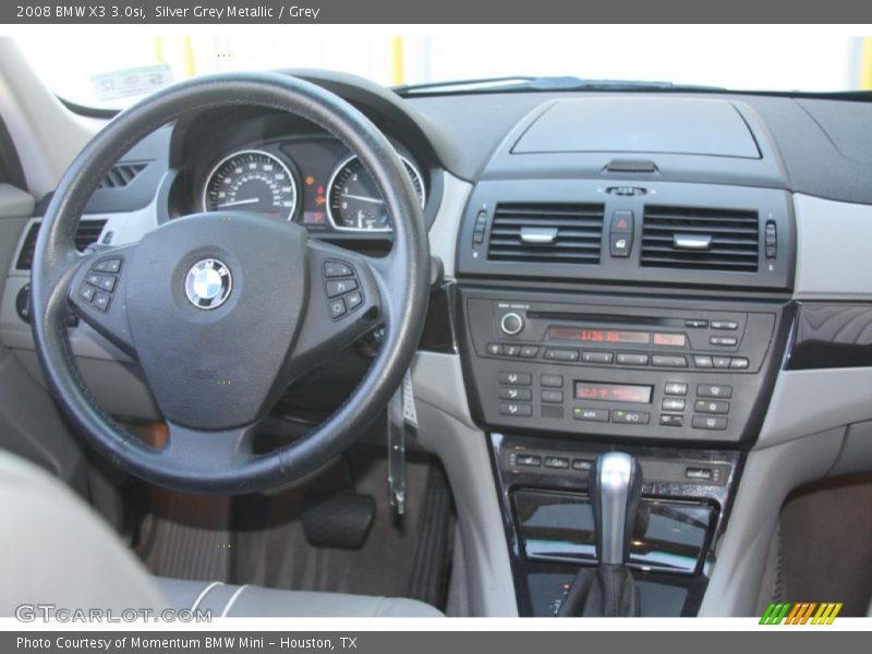 Silver Grey Metallic / Grey 2008 BMW X3 3.0si