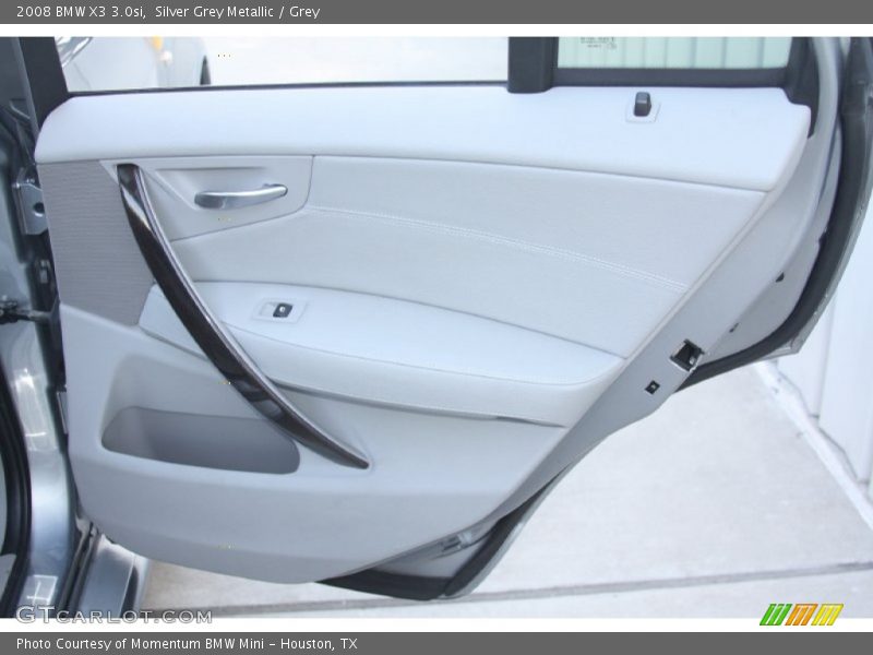 Silver Grey Metallic / Grey 2008 BMW X3 3.0si