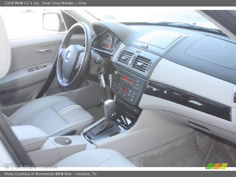 Silver Grey Metallic / Grey 2008 BMW X3 3.0si