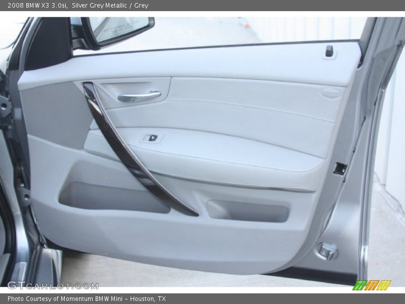 Silver Grey Metallic / Grey 2008 BMW X3 3.0si