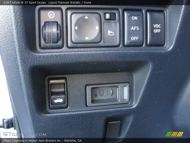 Liquid Platinum Metallic / Stone 2007 Infiniti M 35 Sport Sedan