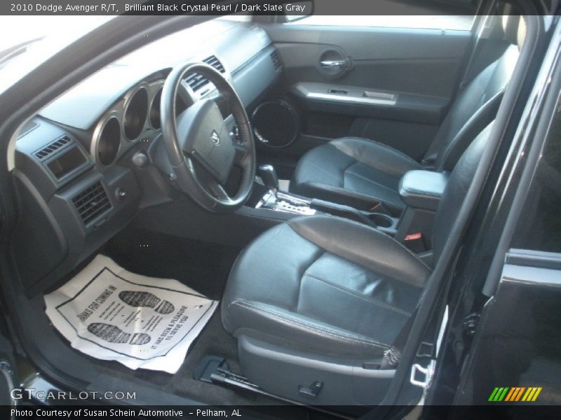 Brilliant Black Crystal Pearl / Dark Slate Gray 2010 Dodge Avenger R/T