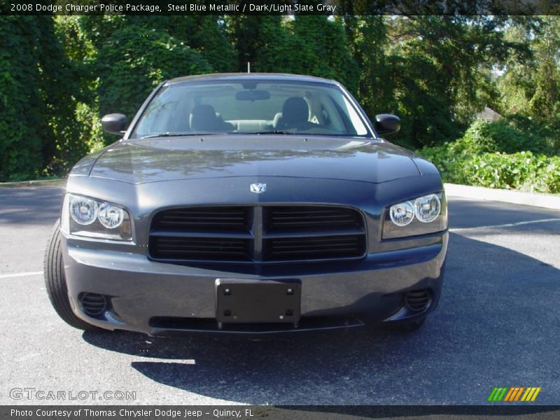 Steel Blue Metallic / Dark/Light Slate Gray 2008 Dodge Charger Police Package