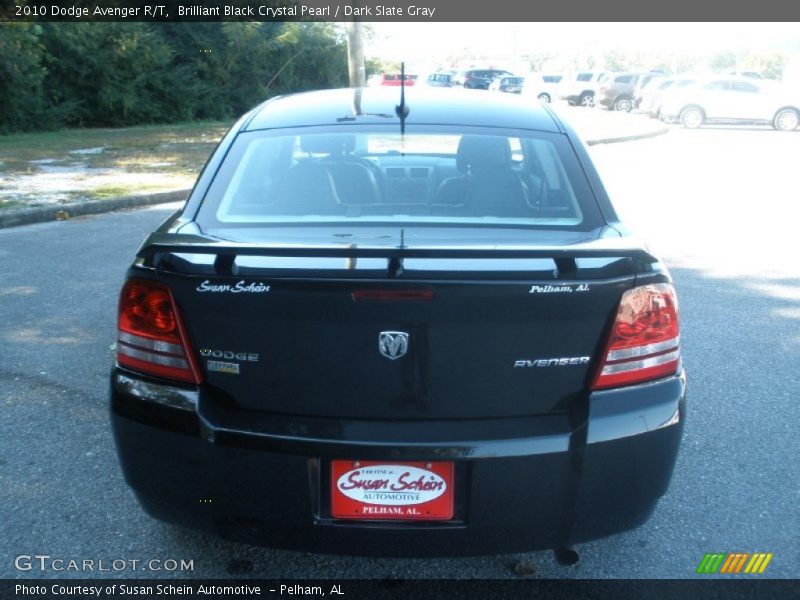 Brilliant Black Crystal Pearl / Dark Slate Gray 2010 Dodge Avenger R/T