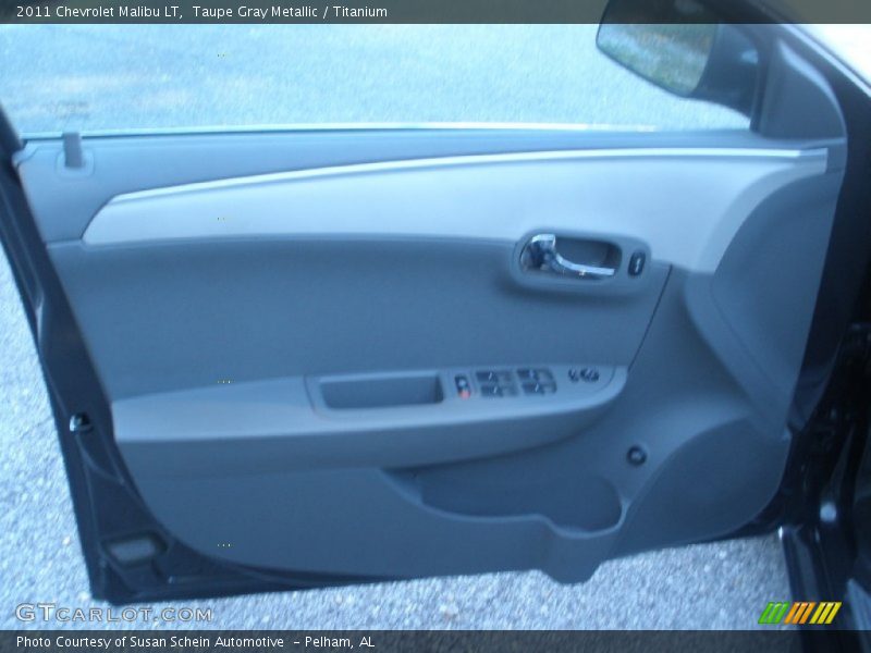 Taupe Gray Metallic / Titanium 2011 Chevrolet Malibu LT