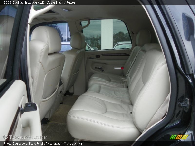 Sable Black / Pewter 2003 Cadillac Escalade AWD