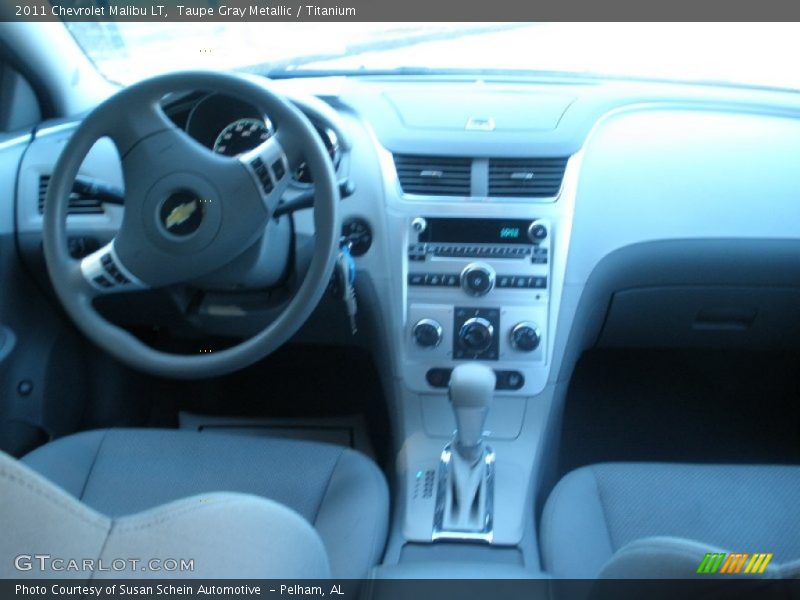 Taupe Gray Metallic / Titanium 2011 Chevrolet Malibu LT