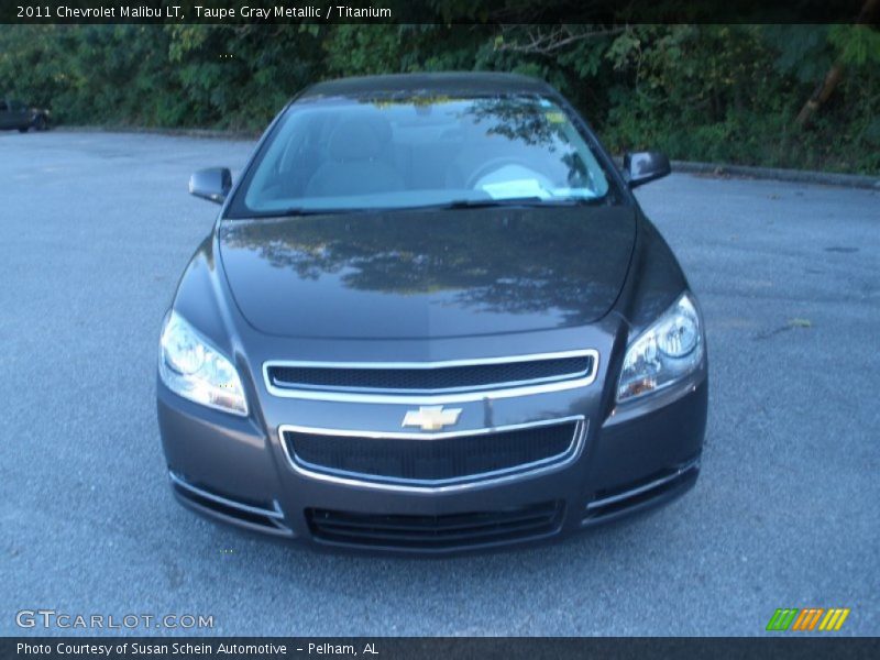 Taupe Gray Metallic / Titanium 2011 Chevrolet Malibu LT