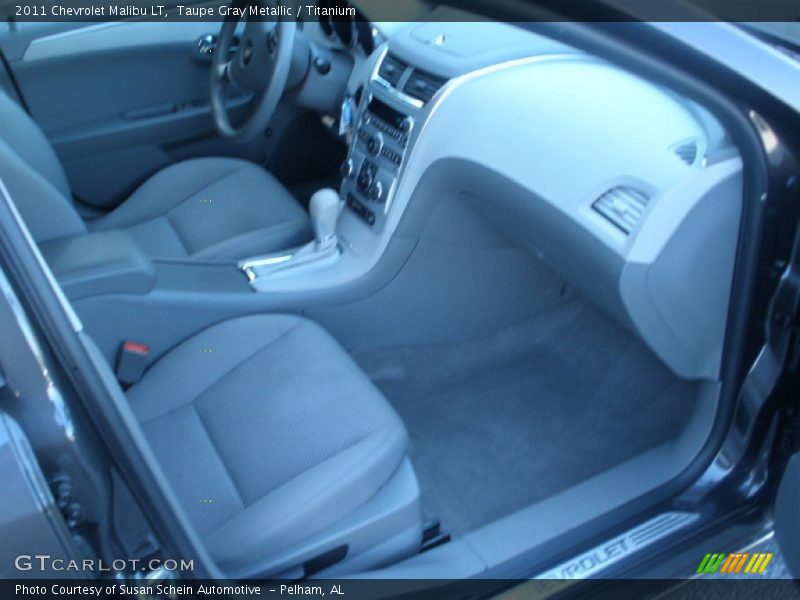 Taupe Gray Metallic / Titanium 2011 Chevrolet Malibu LT