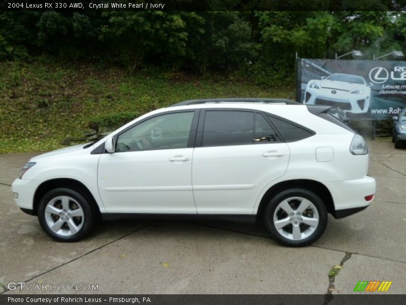 Crystal White Pearl / Ivory 2004 Lexus RX 330 AWD