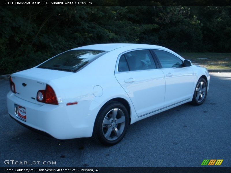 Summit White / Titanium 2011 Chevrolet Malibu LT