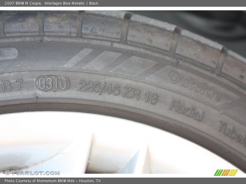 Interlagos Blue Metallic / Black 2007 BMW M Coupe