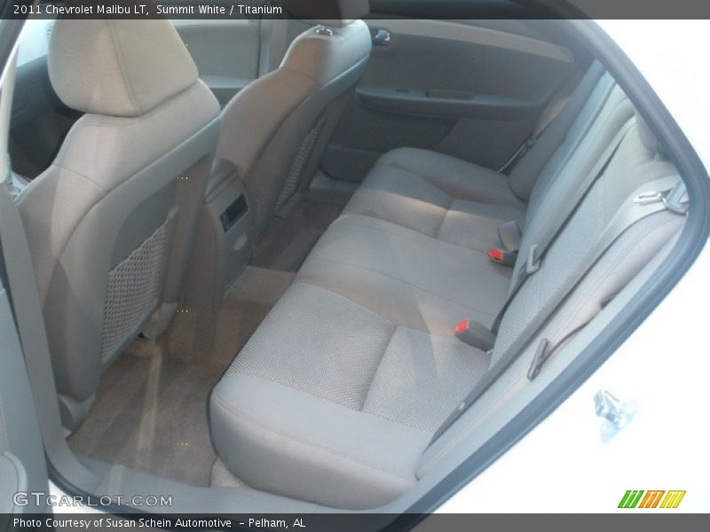 Summit White / Titanium 2011 Chevrolet Malibu LT