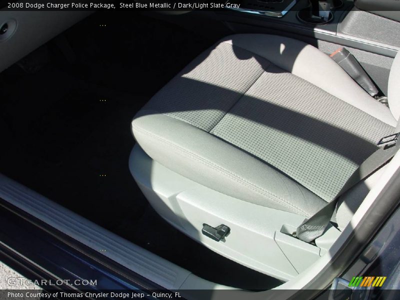 Steel Blue Metallic / Dark/Light Slate Gray 2008 Dodge Charger Police Package