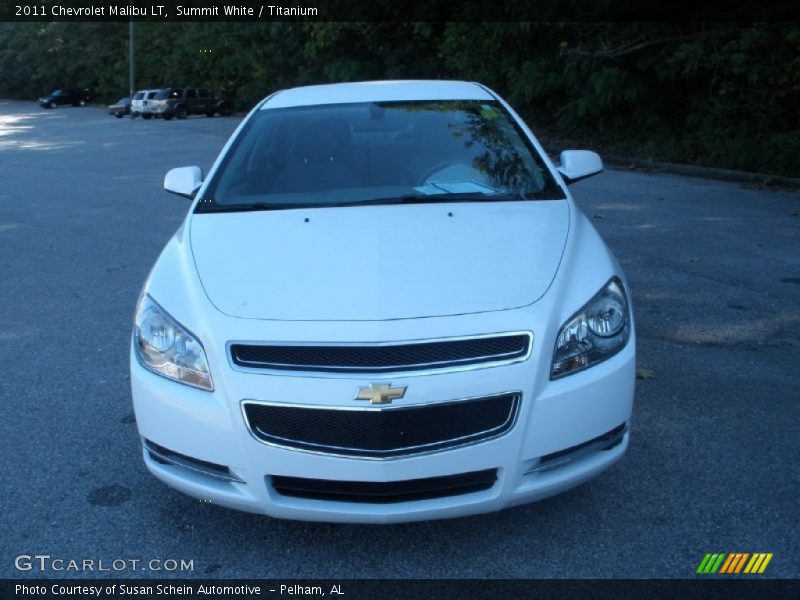 Summit White / Titanium 2011 Chevrolet Malibu LT