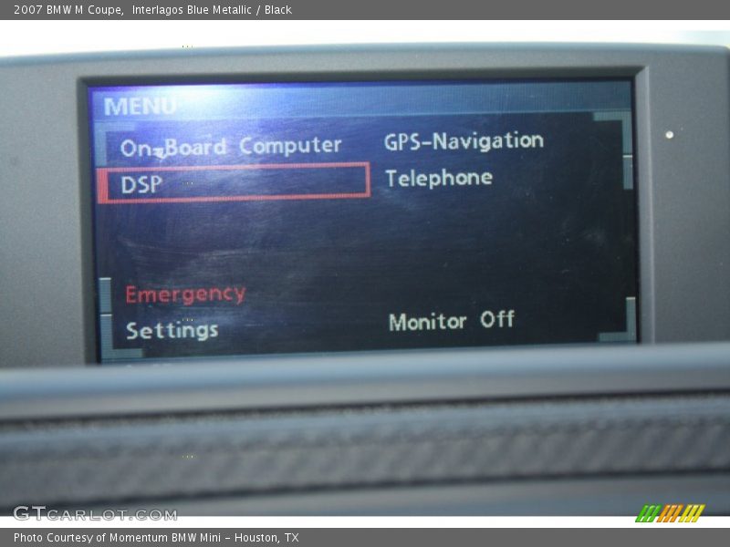 Interlagos Blue Metallic / Black 2007 BMW M Coupe