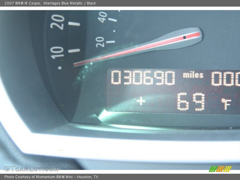 Interlagos Blue Metallic / Black 2007 BMW M Coupe