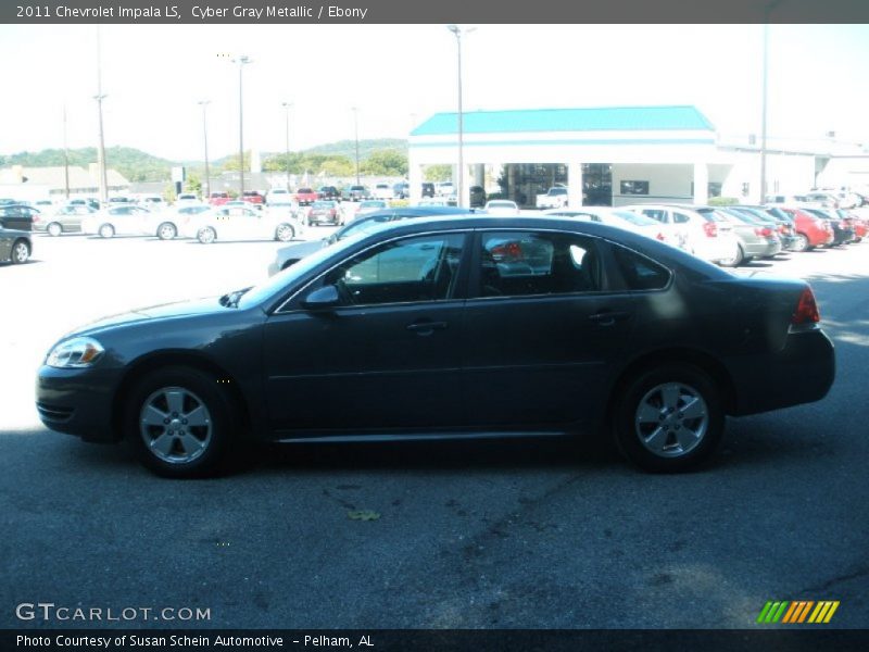 Cyber Gray Metallic / Ebony 2011 Chevrolet Impala LS