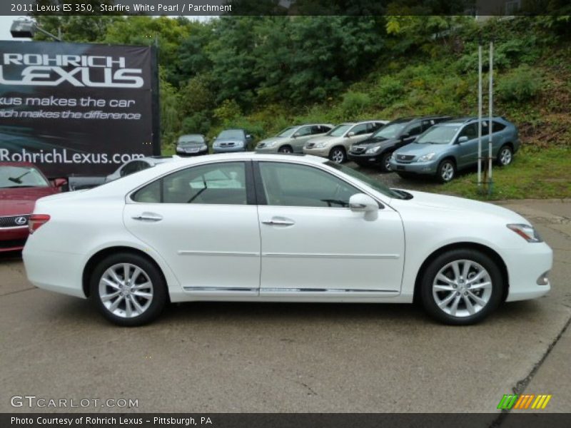 Starfire White Pearl / Parchment 2011 Lexus ES 350