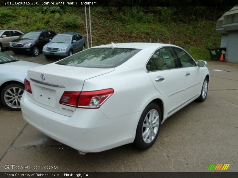 Starfire White Pearl / Parchment 2011 Lexus ES 350