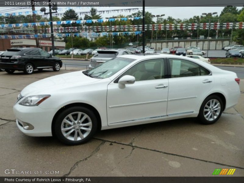 Starfire White Pearl / Parchment 2011 Lexus ES 350