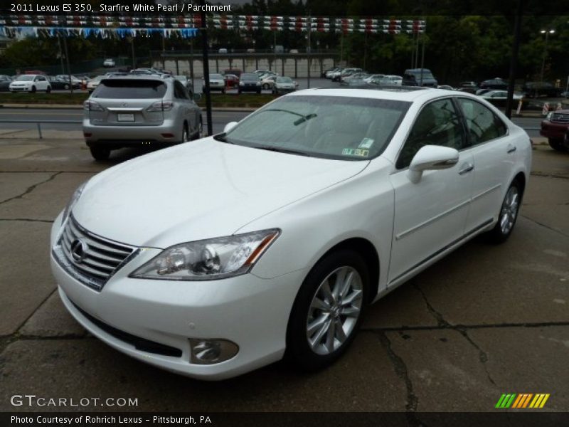 Starfire White Pearl / Parchment 2011 Lexus ES 350