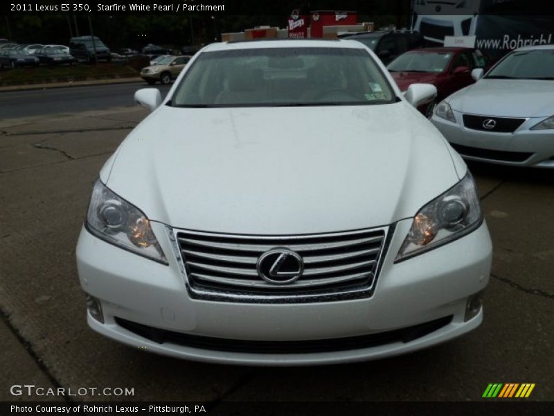 Starfire White Pearl / Parchment 2011 Lexus ES 350