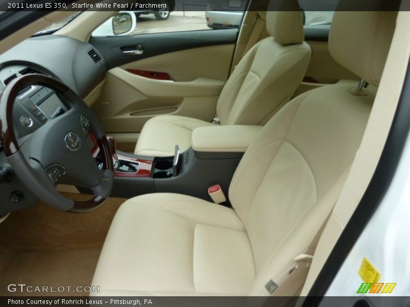 Starfire White Pearl / Parchment 2011 Lexus ES 350