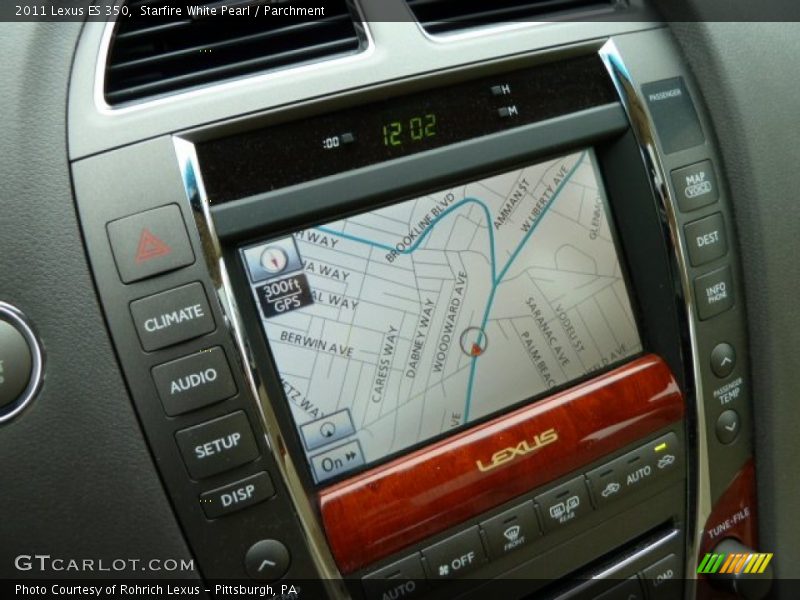 Starfire White Pearl / Parchment 2011 Lexus ES 350