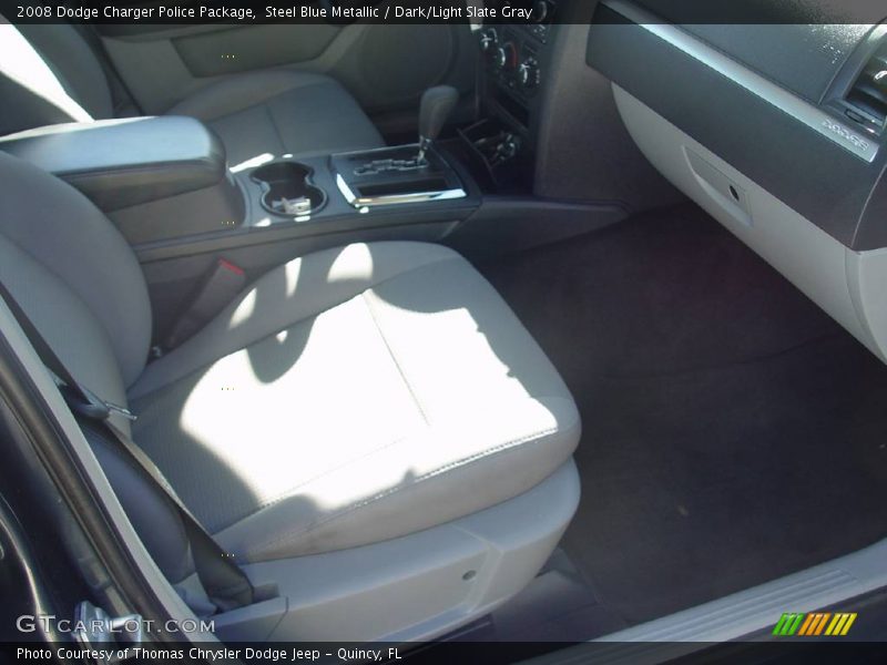 Steel Blue Metallic / Dark/Light Slate Gray 2008 Dodge Charger Police Package