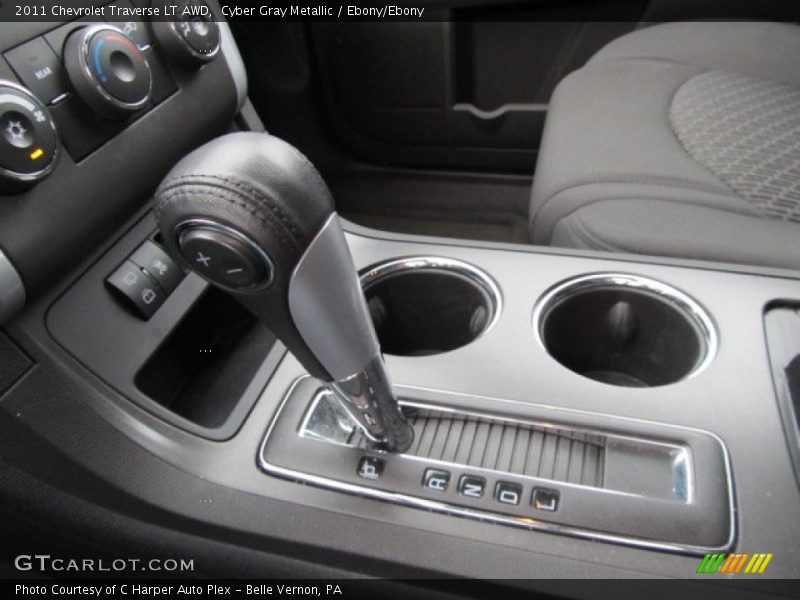 Cyber Gray Metallic / Ebony/Ebony 2011 Chevrolet Traverse LT AWD