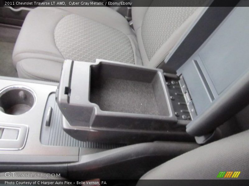 Cyber Gray Metallic / Ebony/Ebony 2011 Chevrolet Traverse LT AWD