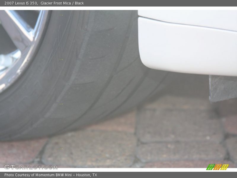 Glacier Frost Mica / Black 2007 Lexus IS 350