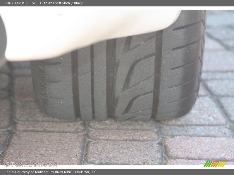 Glacier Frost Mica / Black 2007 Lexus IS 350
