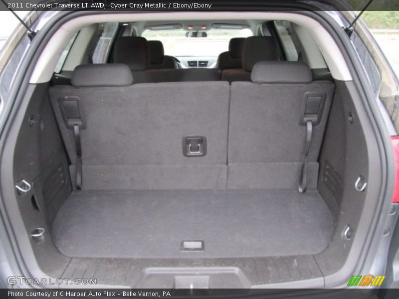 Cyber Gray Metallic / Ebony/Ebony 2011 Chevrolet Traverse LT AWD