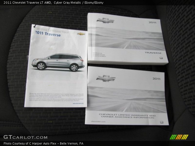 Cyber Gray Metallic / Ebony/Ebony 2011 Chevrolet Traverse LT AWD