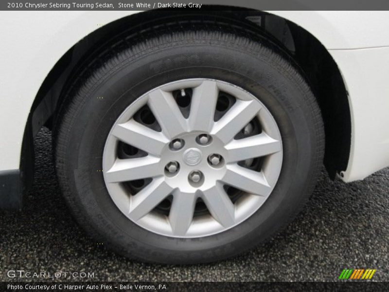 Stone White / Dark Slate Gray 2010 Chrysler Sebring Touring Sedan