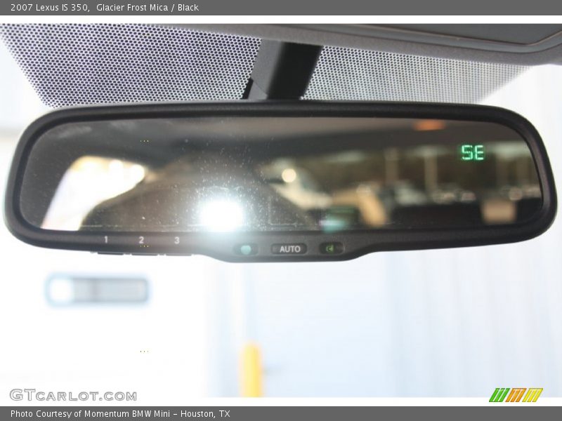 Glacier Frost Mica / Black 2007 Lexus IS 350