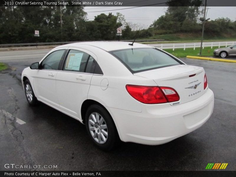 Stone White / Dark Slate Gray 2010 Chrysler Sebring Touring Sedan