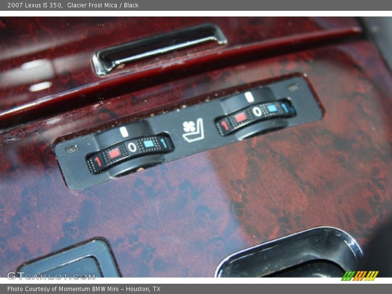 Glacier Frost Mica / Black 2007 Lexus IS 350