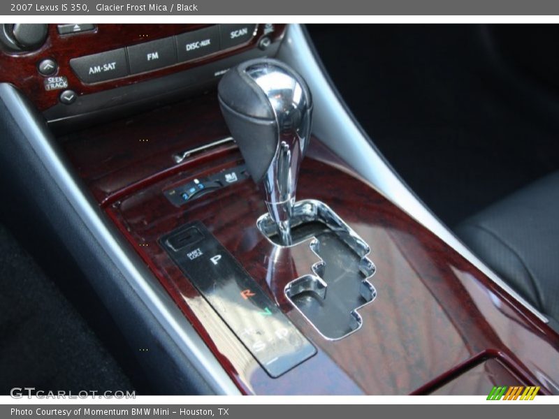 Glacier Frost Mica / Black 2007 Lexus IS 350
