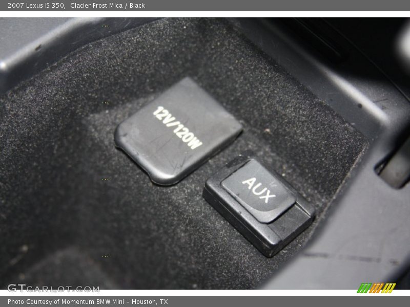 Glacier Frost Mica / Black 2007 Lexus IS 350