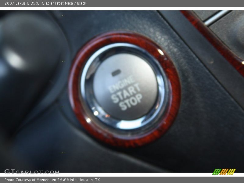 Glacier Frost Mica / Black 2007 Lexus IS 350