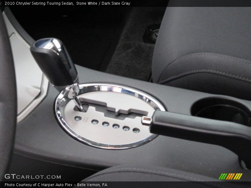 Stone White / Dark Slate Gray 2010 Chrysler Sebring Touring Sedan