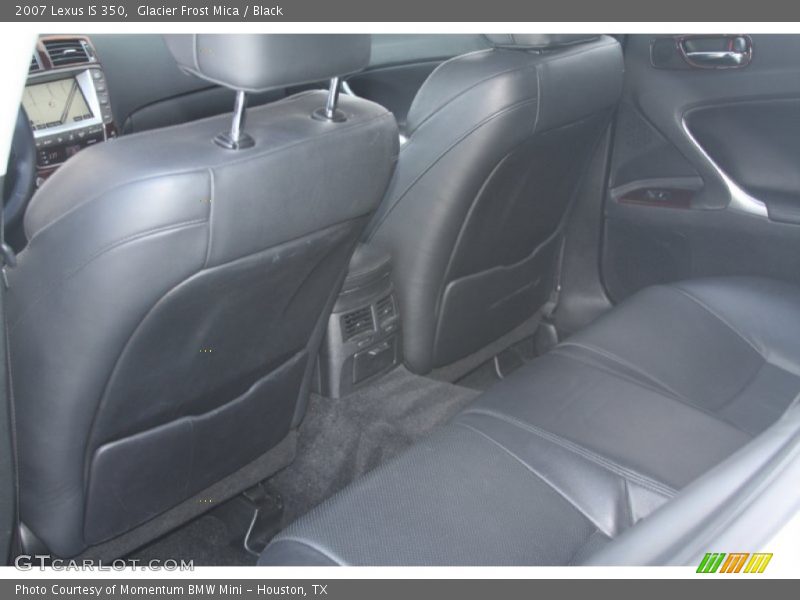 Glacier Frost Mica / Black 2007 Lexus IS 350
