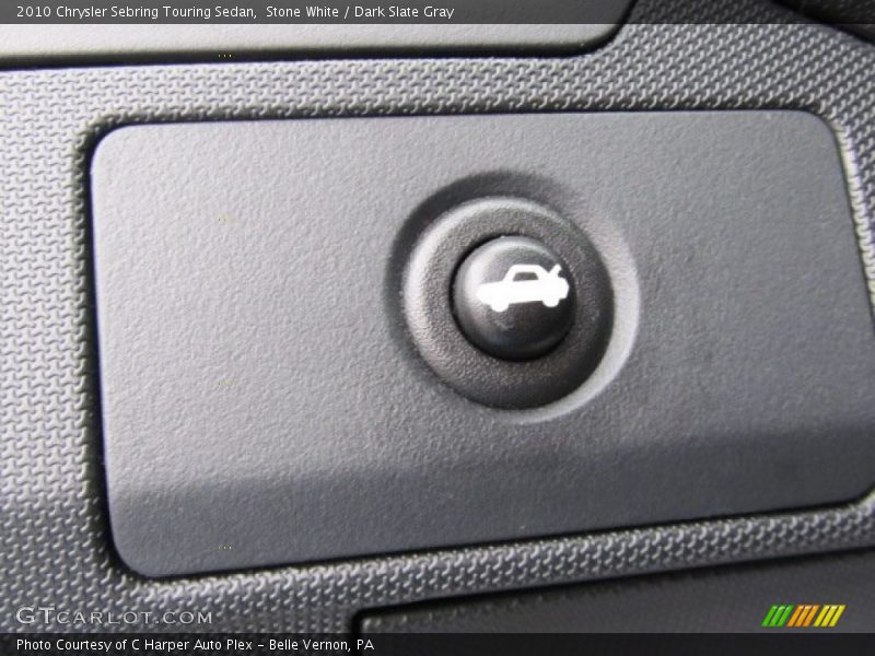 Stone White / Dark Slate Gray 2010 Chrysler Sebring Touring Sedan