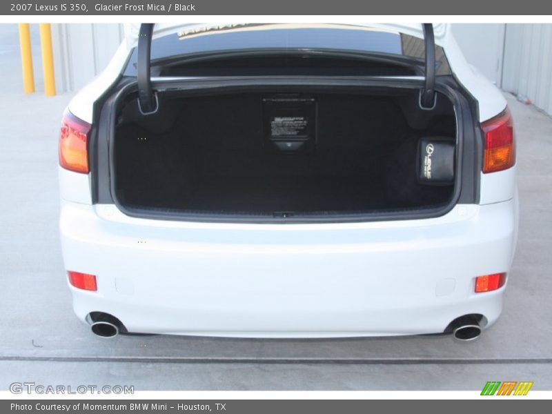 Glacier Frost Mica / Black 2007 Lexus IS 350