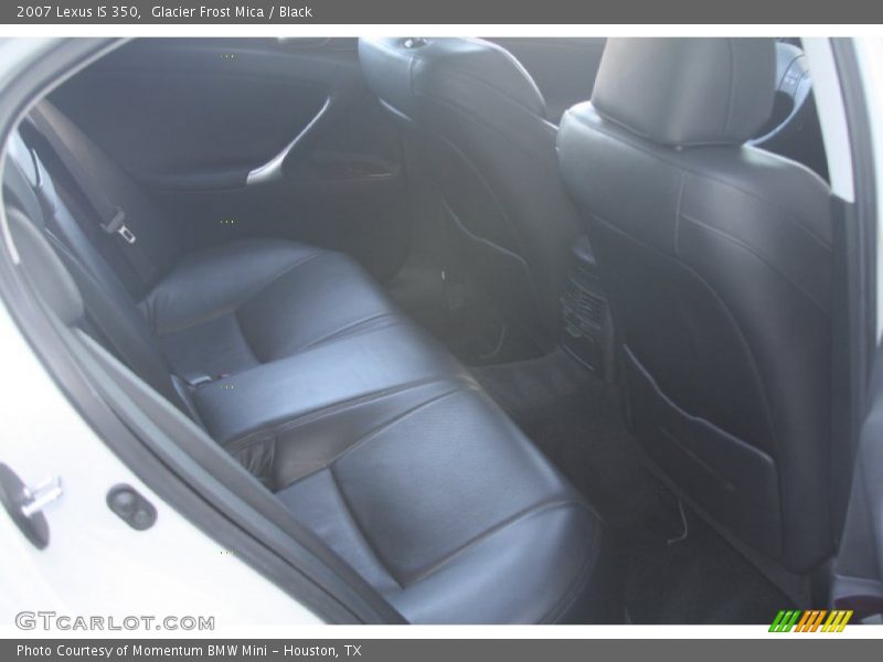 Glacier Frost Mica / Black 2007 Lexus IS 350