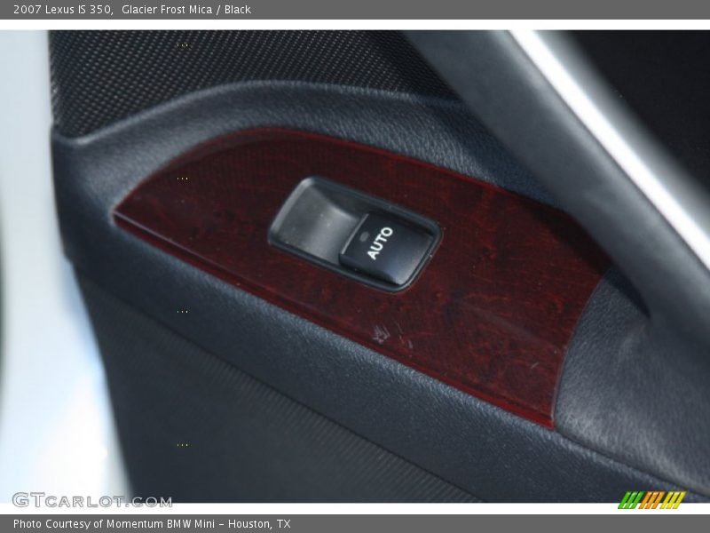 Glacier Frost Mica / Black 2007 Lexus IS 350